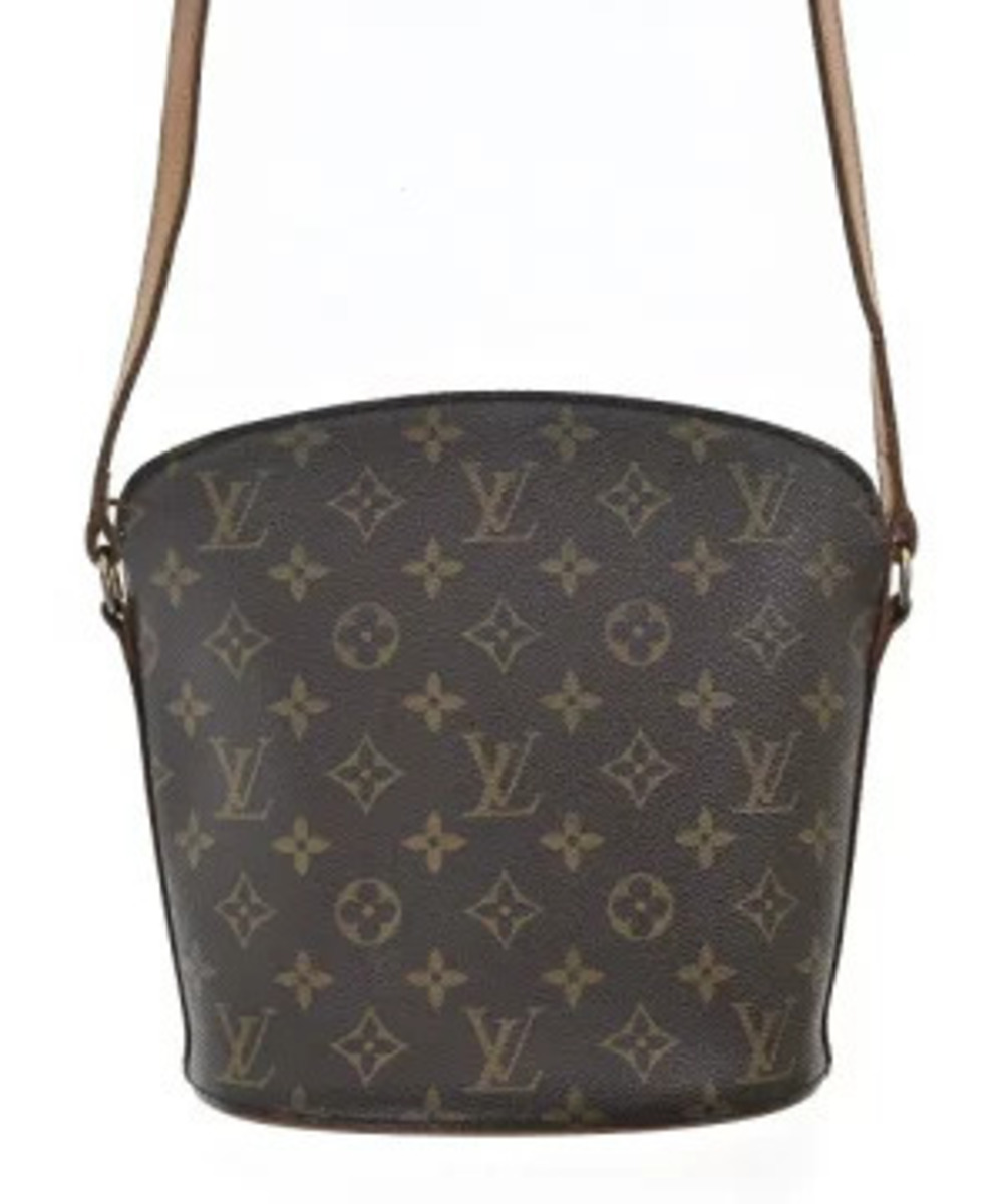 Louis Vuitton Shoulder Bag Brown Beige Cream All over